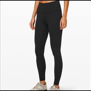 Lululemon black wonder under’s legging